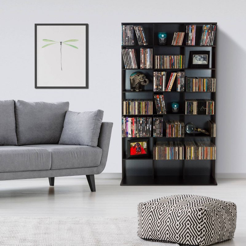 Multimedia Elite Storage Cabinet Medium Black - Atlantic