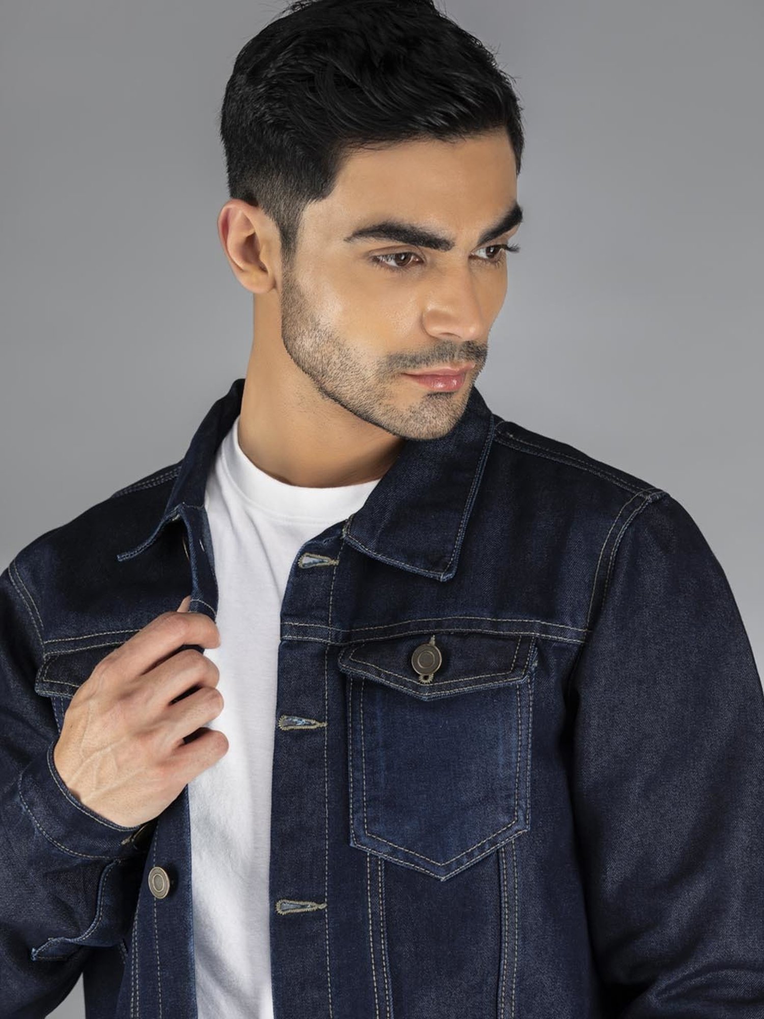 Dennis Lingo Midnight Blue Regular Fit Denim Jacket