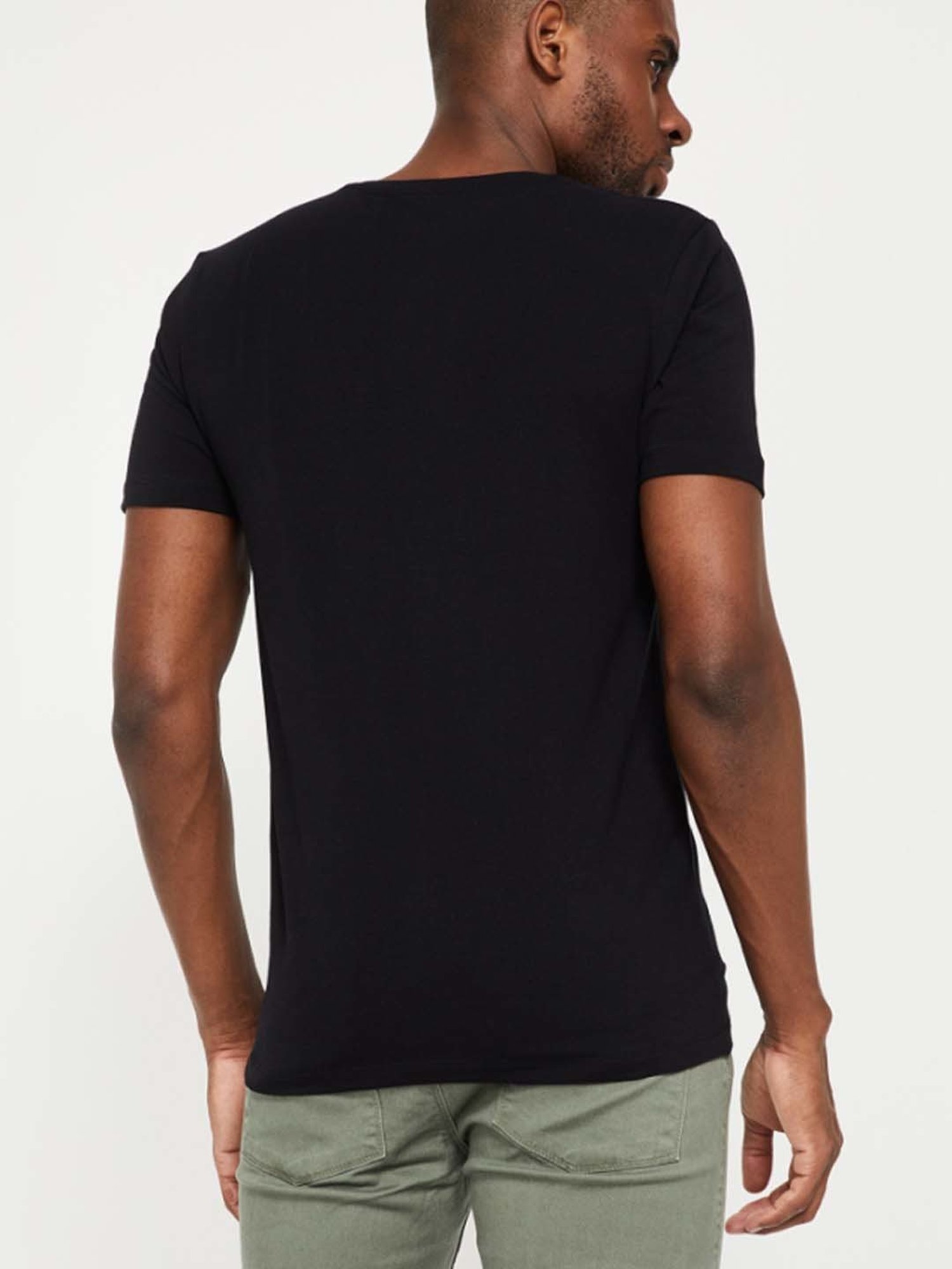 BOSSINI Black Regular Fit T-Shirt