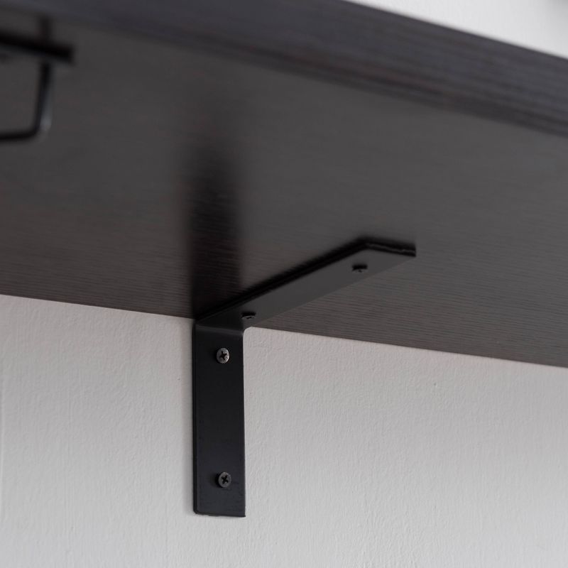 Gregle Floating Wine Rack Cappuccino - miBasics