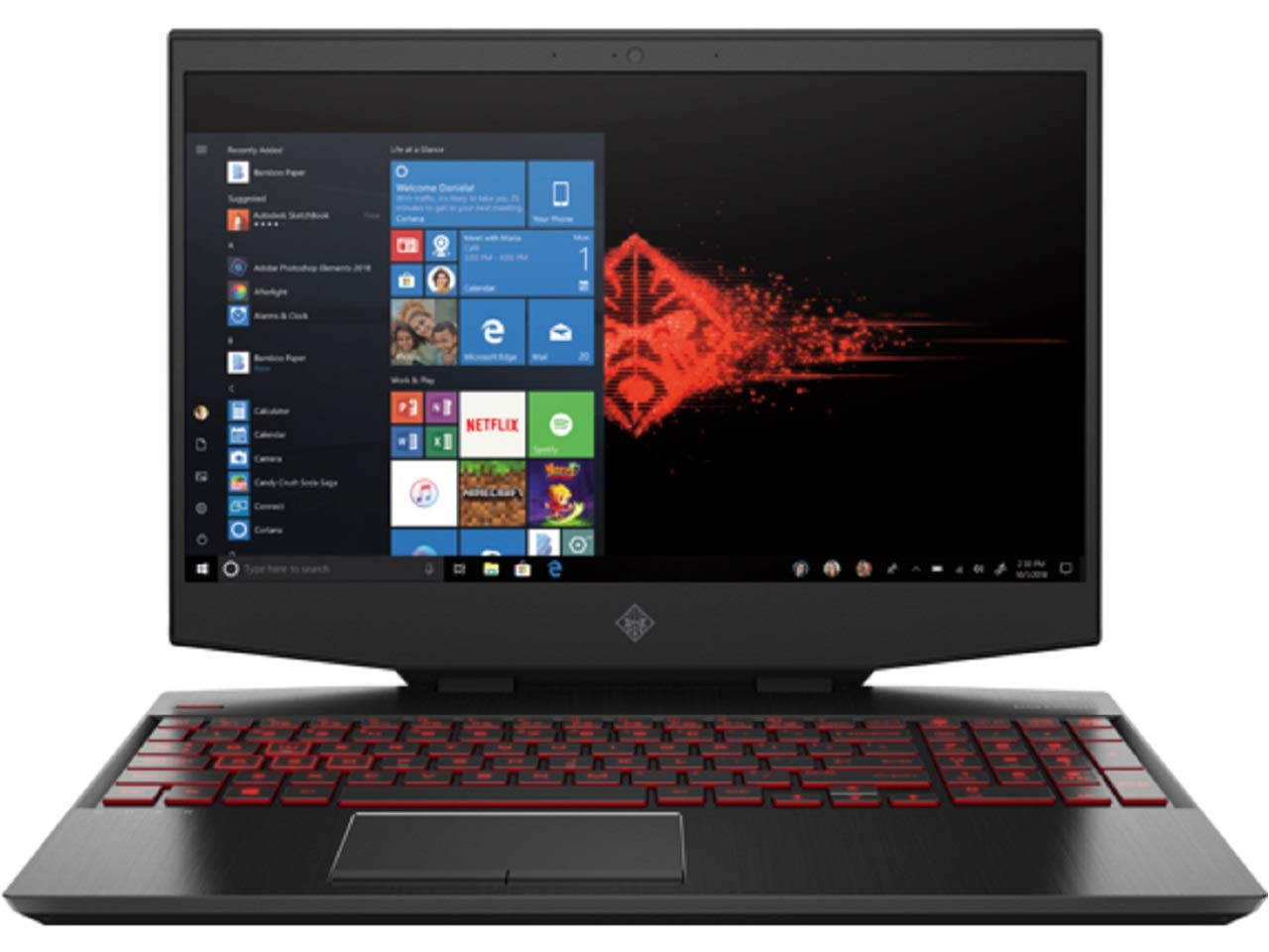 ELUK OMEN 15t NVIDIA RTX Red Legend Gaming Laptop (Intel i7-10750H CPU 8GB GDDR6 2070 VR Ready 15.6&rdquo; 144Hz Full HD IPS, Thunderbolt 3, Windows 10 Home, 2TB PCIe SSD + 1 (HP OMEN 15t)