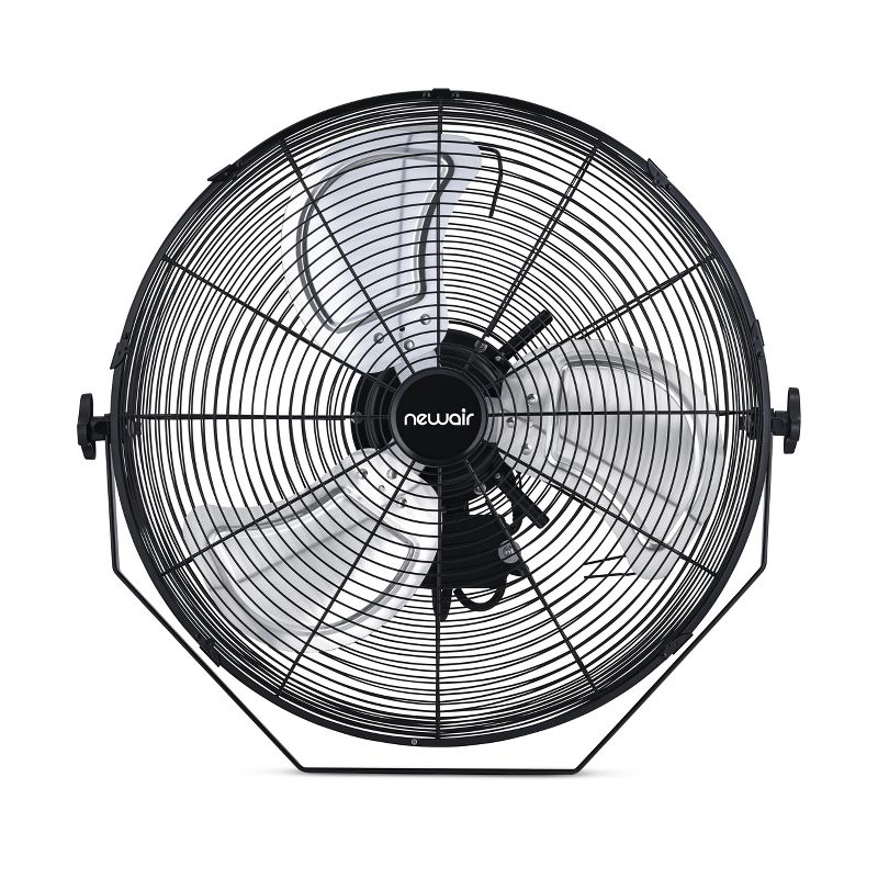 Air King 18" 1/6 HP 3-Speed Adjustable Height Floor Fan with Roll-About Stand