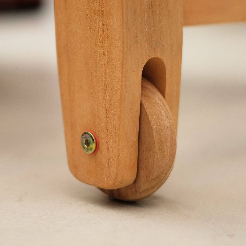 Mosko Outdoor Teak Chaise Lounge with Cushion - Cambridge Casual