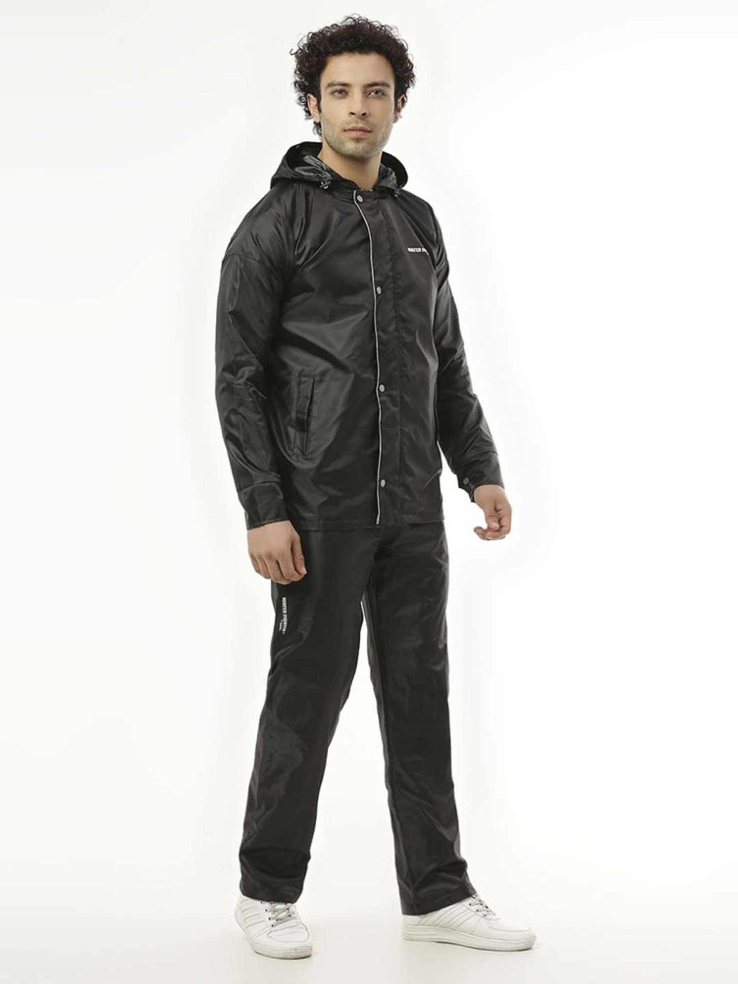 Zeel Black Raincoat Set