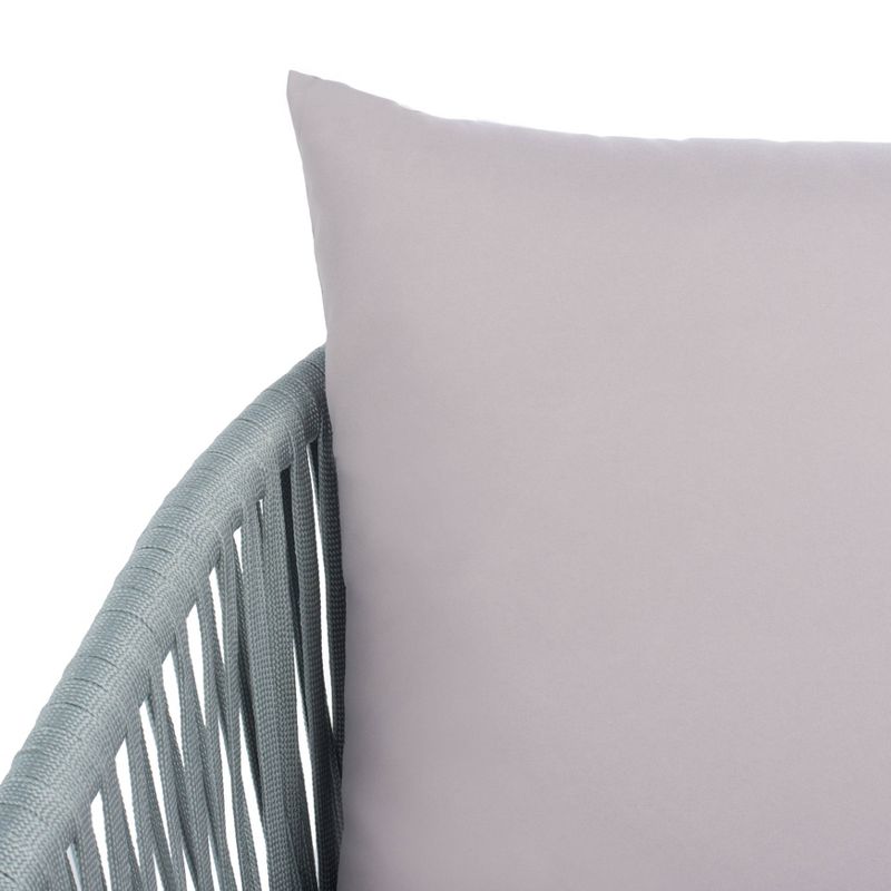 Jorda 4pc Rope Living Set - Gray - Safavieh