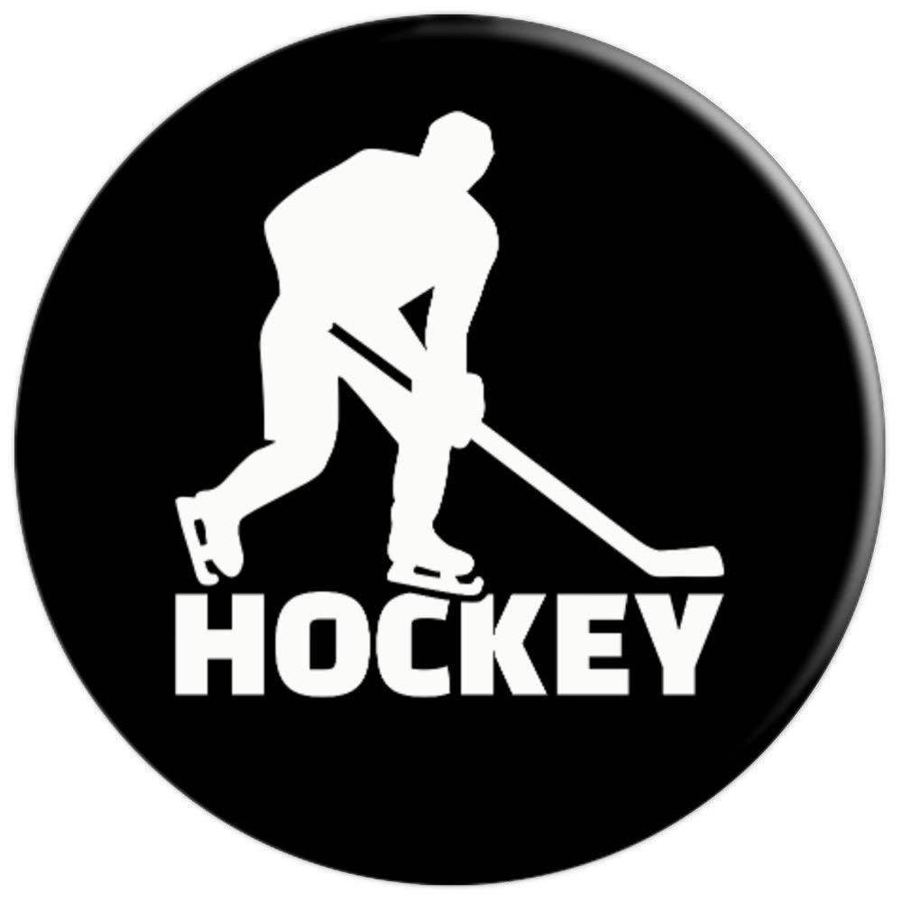 Hockey player PopSockets Grip and Stand for Phones and Tablets
