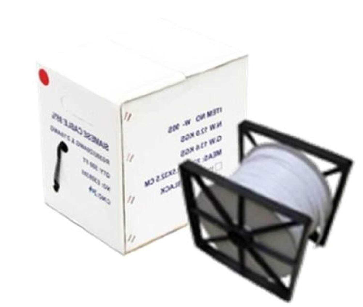 economical rg-59/u siamese cable. 500ft, 18/2awg power cable, 20awg coax cable, white color