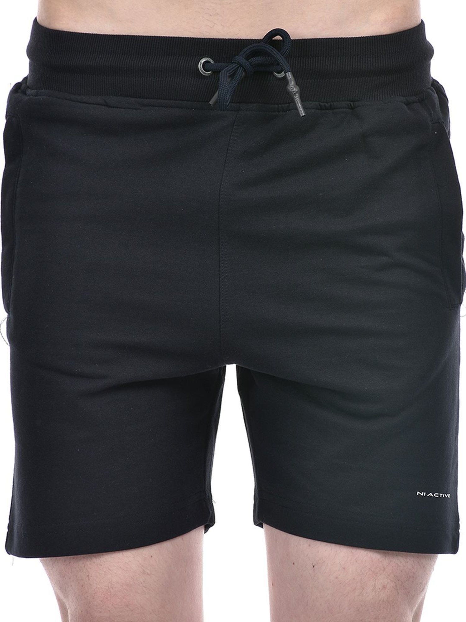 Numero Uno Navy Regular Fit Sports Shorts