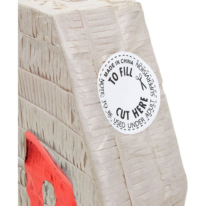 Spooky Central Small Tombstone Graveyard Pinata for Halloween Party (16.5 x 13 x 3 In)