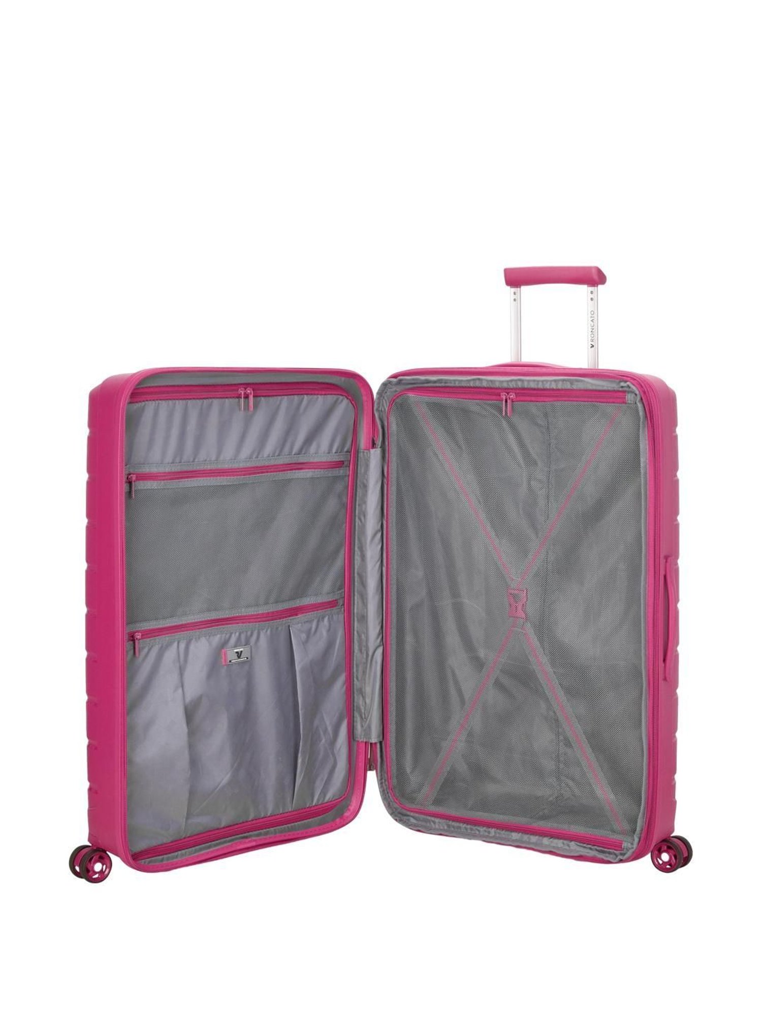 Roncato Butterfly Magenta Textured Hard Large Trolley Bag -30 cm