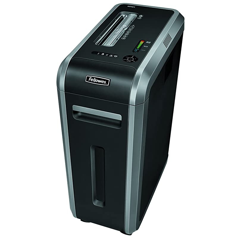 Powershred 125Ci 100% Jam Proof 20-Sheet Cross-Cut Commercial Grade Paper Shredder,Black