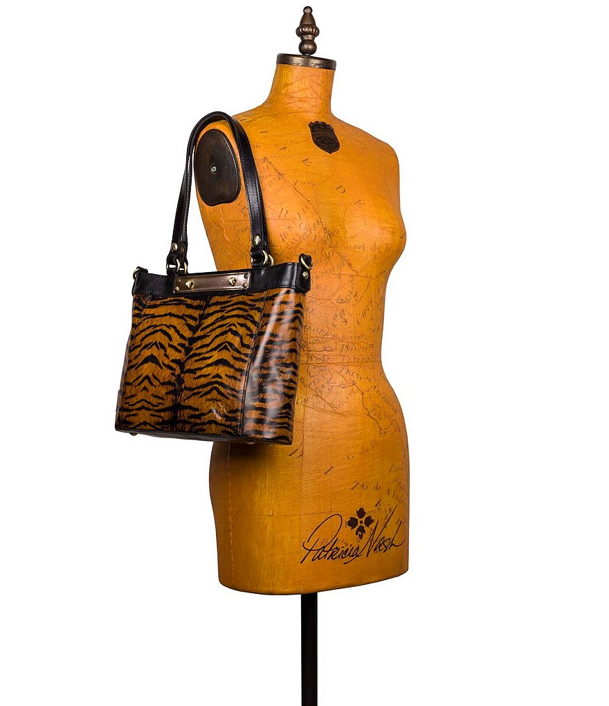 Patricia Nash Tiger Collection Arden Tote Bag