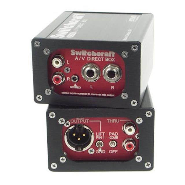 switchcraft sc700ct a/v audio/video direct box, custom transformer
