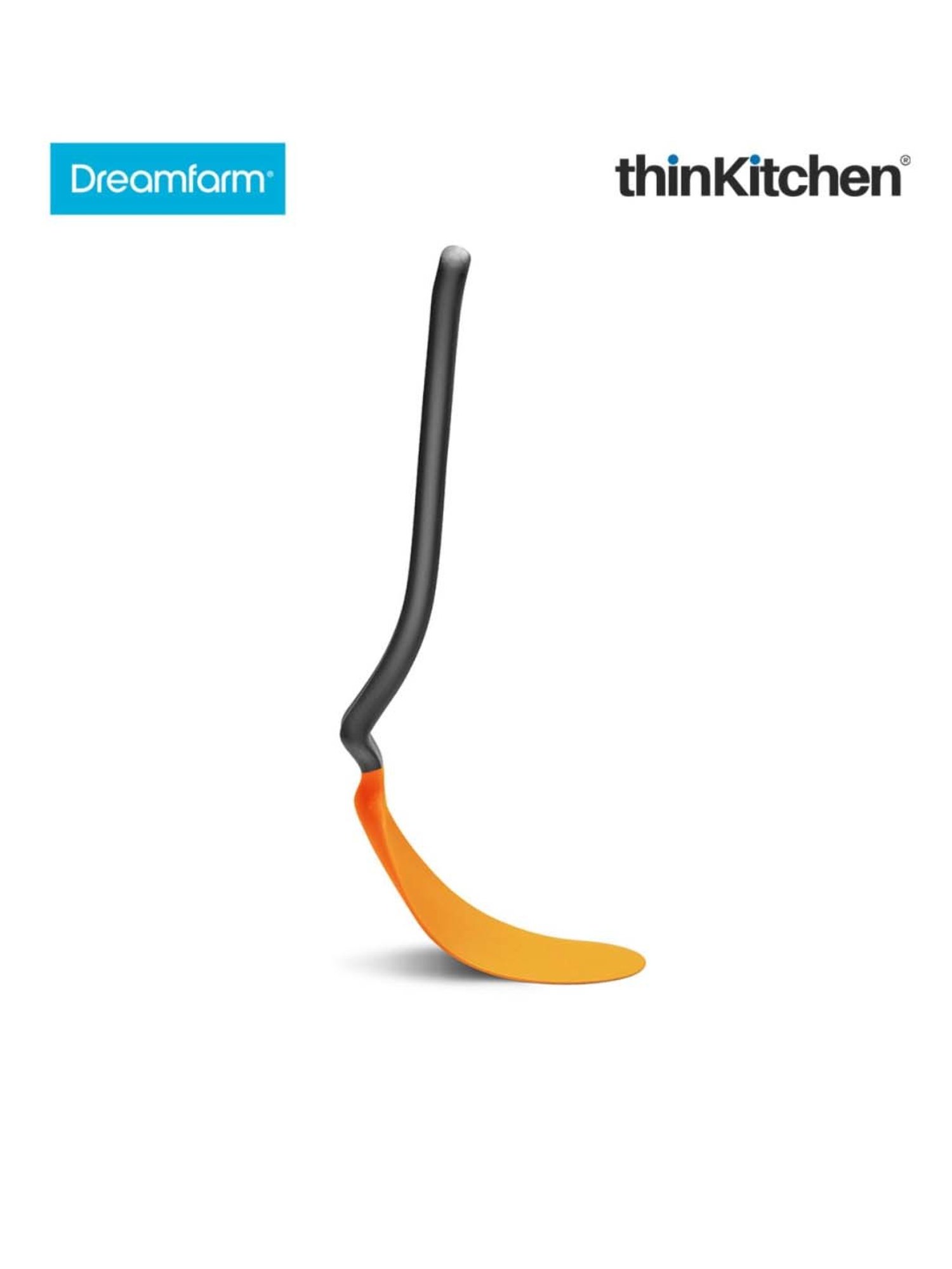 Dreamfarm Orange Nylon Chopula Super Flexible Chopping Sit Up Spatula