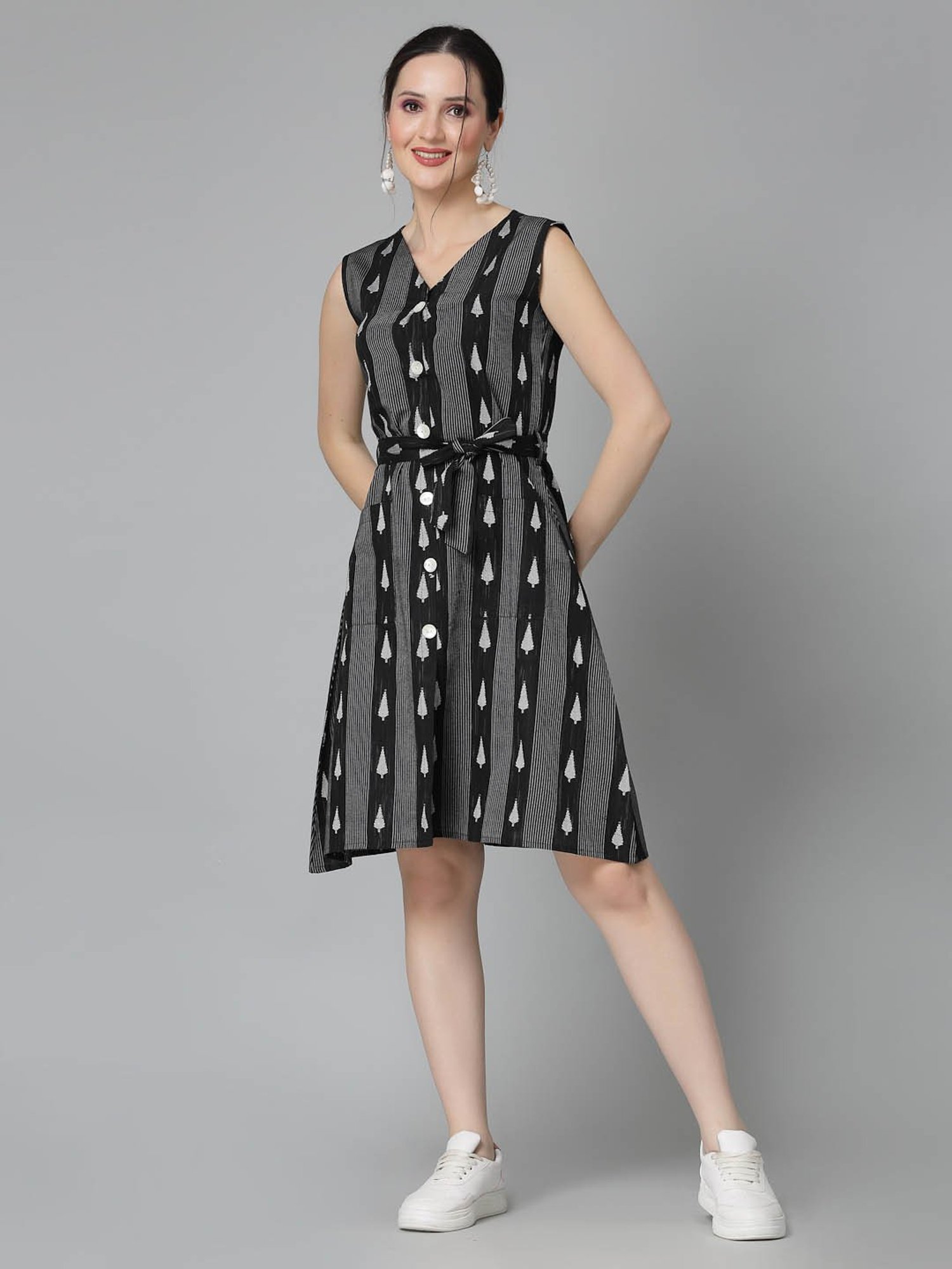 Saffron Threads Red Ethnic Dresses