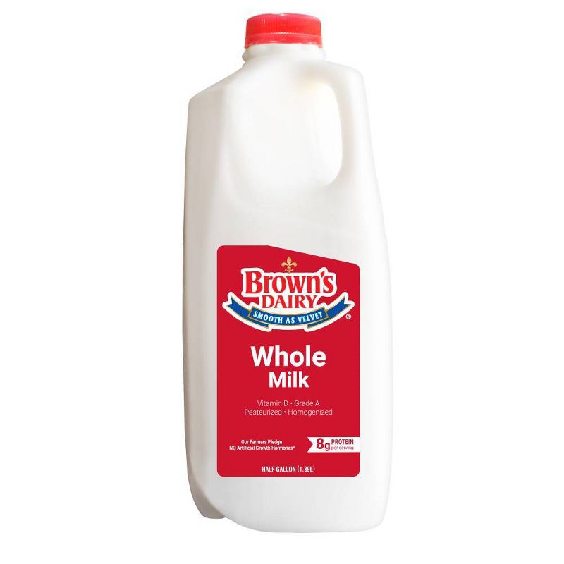 Brown's Whole Milk - 0.5gal