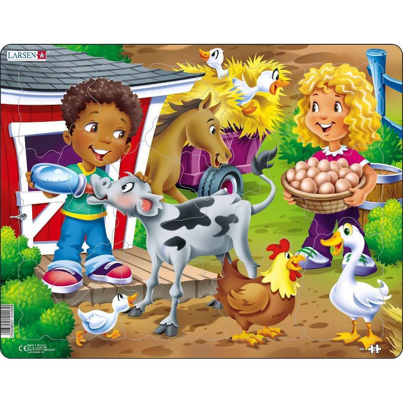 Larsen Puzzles Farm Kids Puzzle Set - 2pk