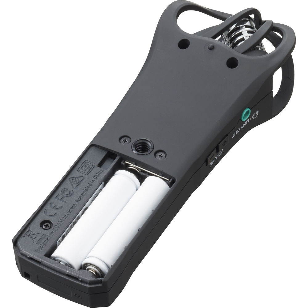 Zoom H1n Handy Recorder Black + On Stage Windscreen + SanDisk Ultra 32GB Card + Cable + Samson Headphones + Energizer AAA Batteries