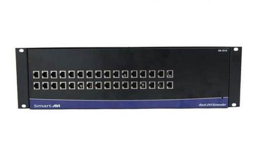 Smart AVI - RK-DVS-TX4S - SmartAVI Powered Rack/Chassis with DVI-D 2-Port CAT6 STP Transmitter with Local Loop - 4 Input