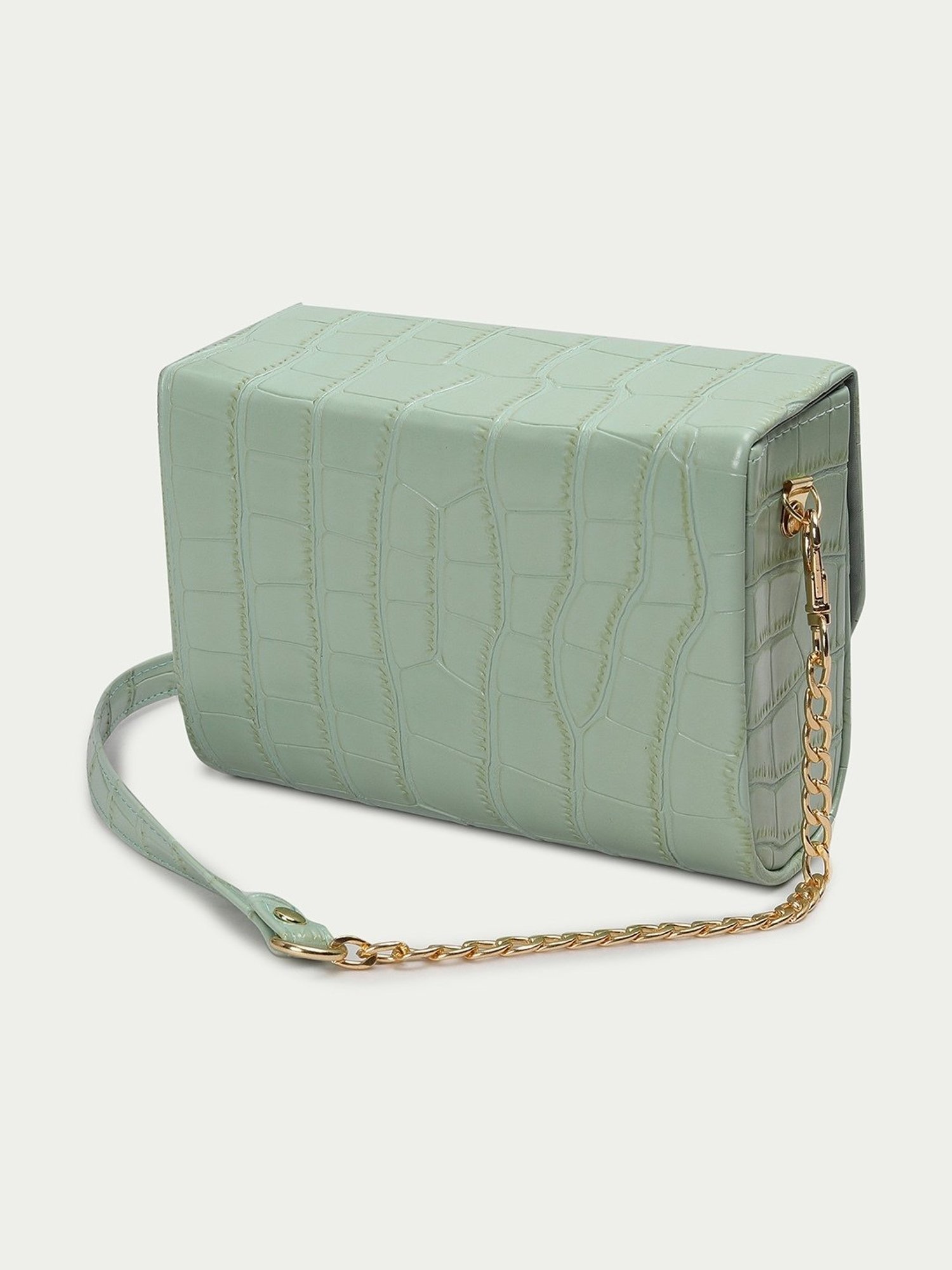 Code by Lifestyle Grey Textured Sling Handbag