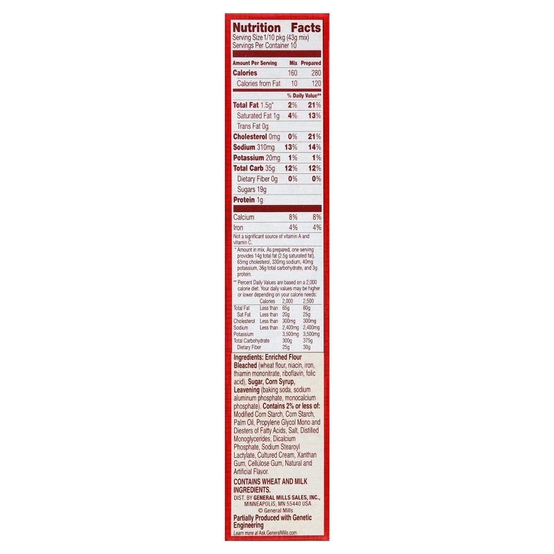 Betty Crocker Super Moist French Vanilla Cake Mix - 15.25oz