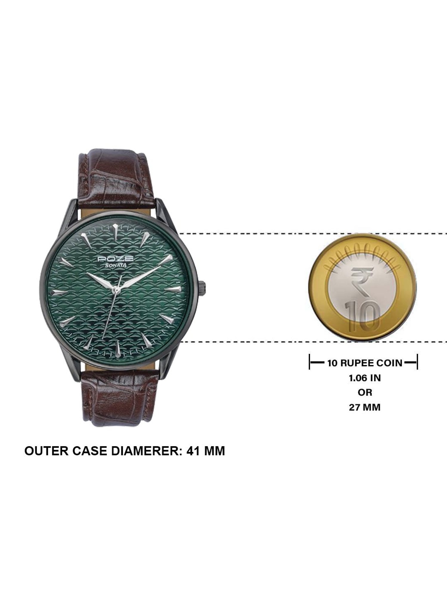 Sonata Poze 3.0 SP70047QL01W Analog Watch for Men