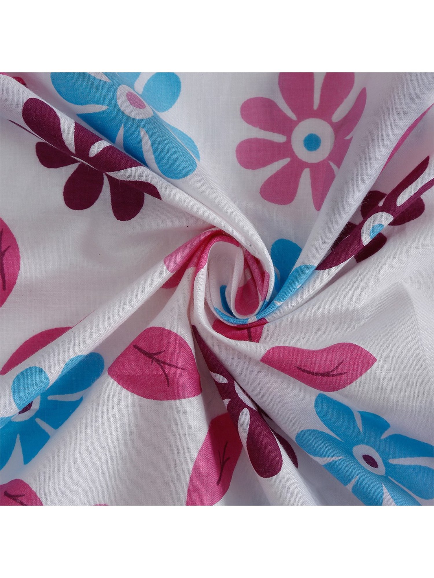 Swayam Vedic Brown & Pink Cotton 144 TC Double AC Comforter