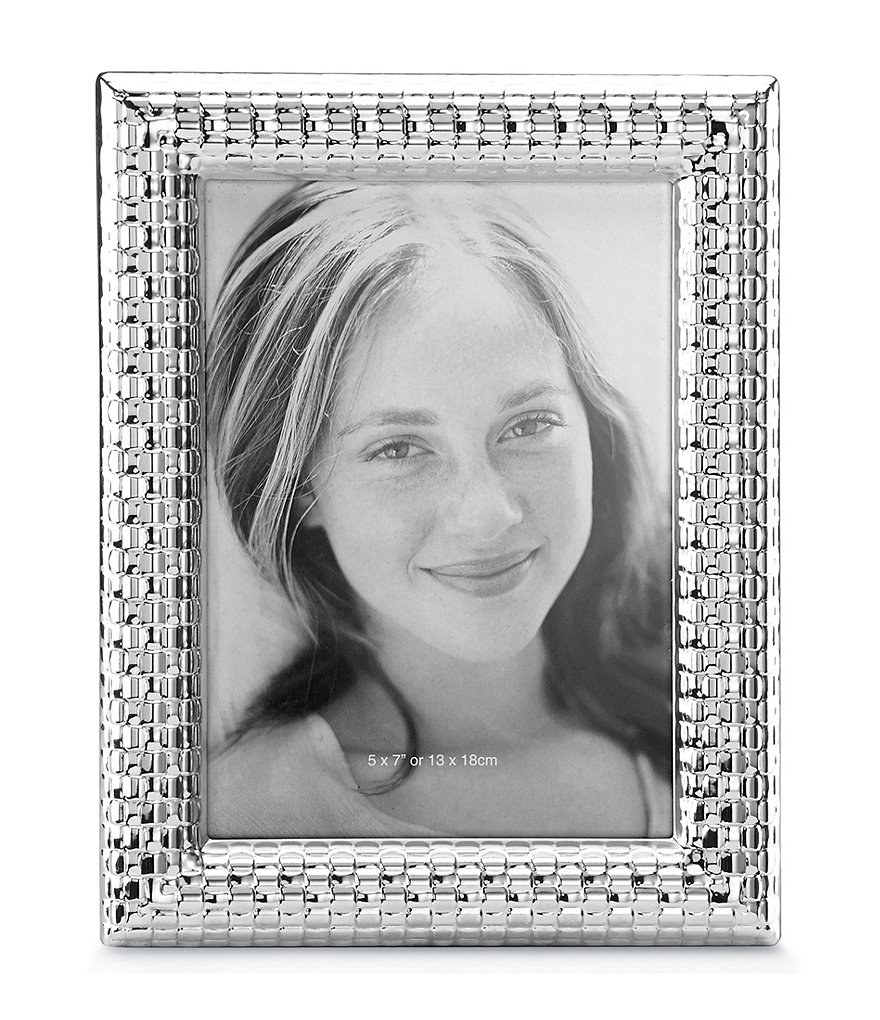 Reed & Barton Watchband Silver Picture Frame