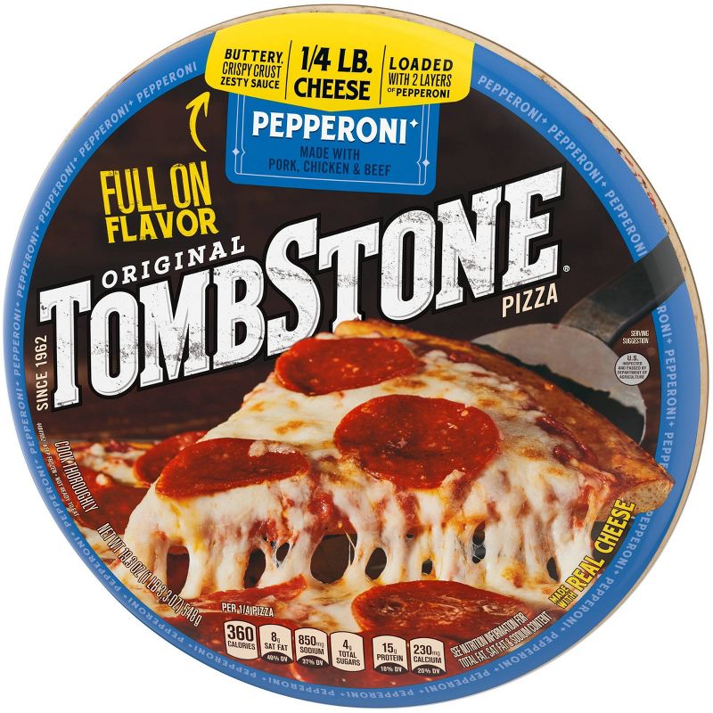 Tombstone Original Pepperoni Frozen Pizza - 19.3oz