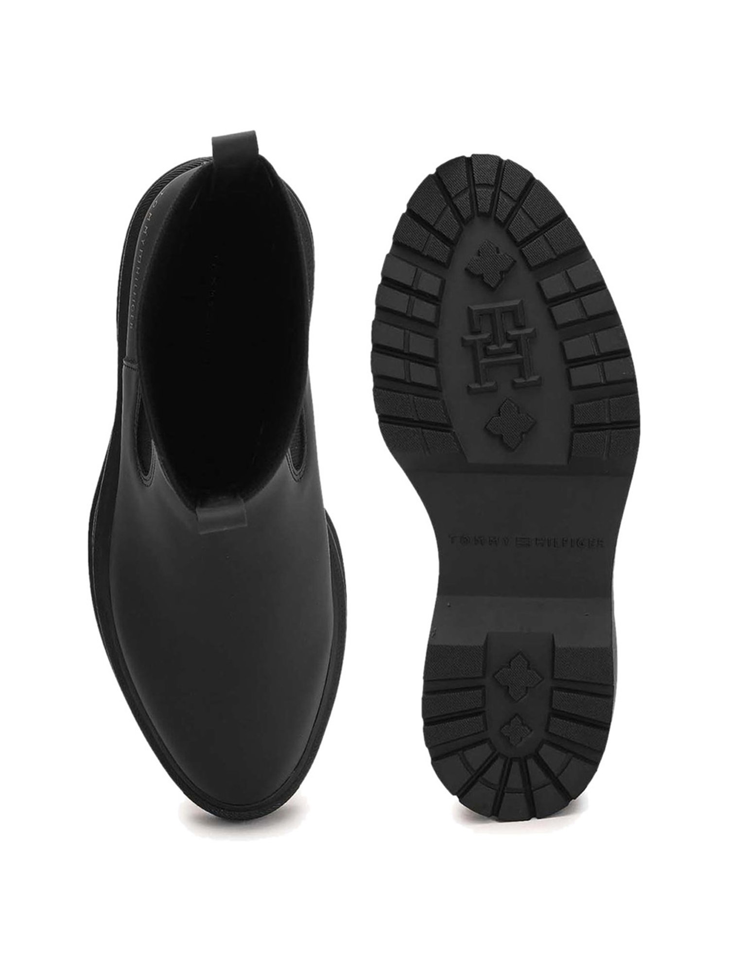 Tommy Hilfiger Women's Black Chelsea Boots