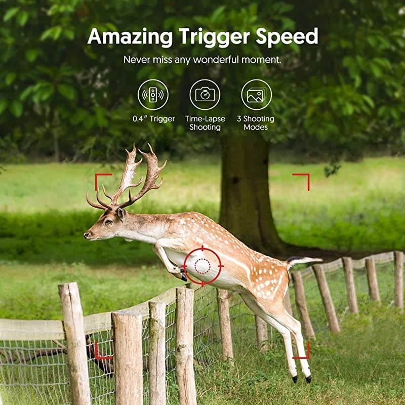 Mini Trail Game Camera 16MP 1080P with Advanced Night Vision Motion Activated IP66 Waterproof for Wildlife Watching and Home Surveillance