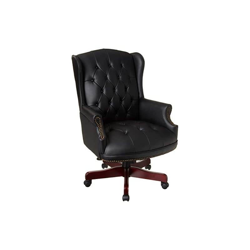 Wingback Traditional Chair in Black