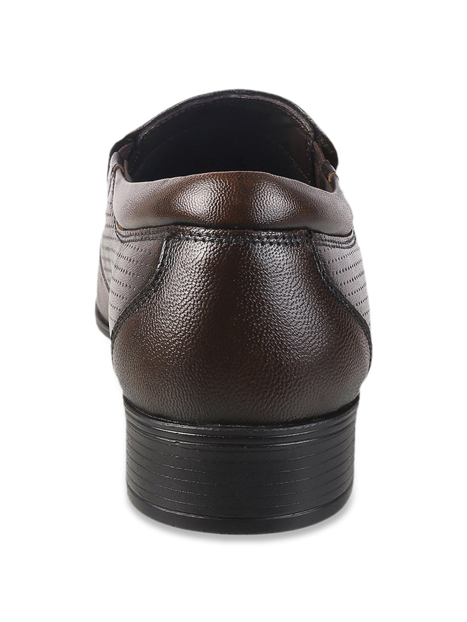 Mochi Men's Walnut Brown Formal Moccasins