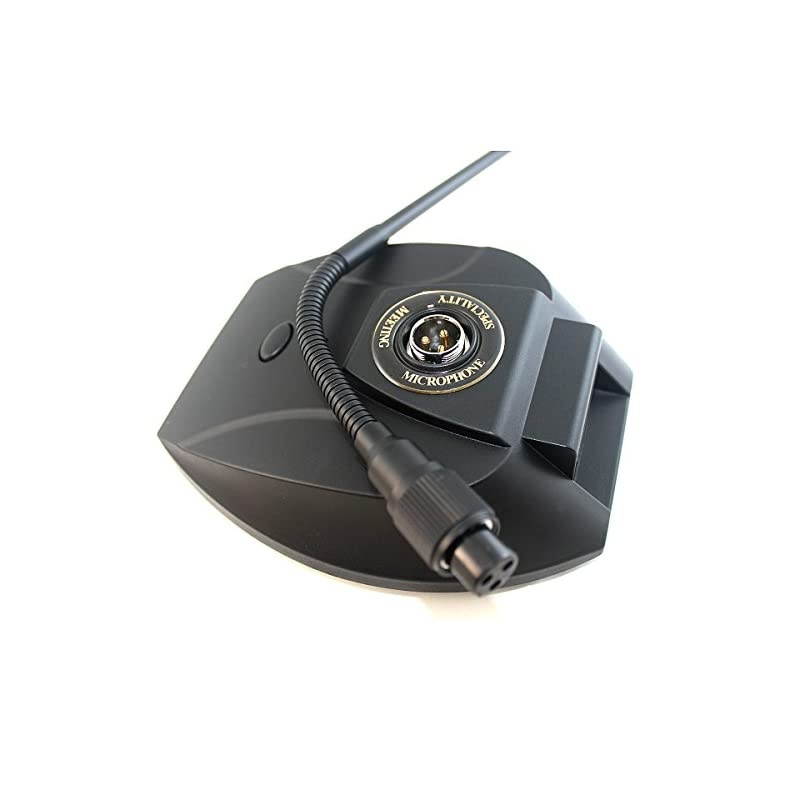 G103 Gooseneck Condenser Microphone Cardioid Black Conference Meeting Condenser Microphones with Three Power Supply Type with 75m Cable