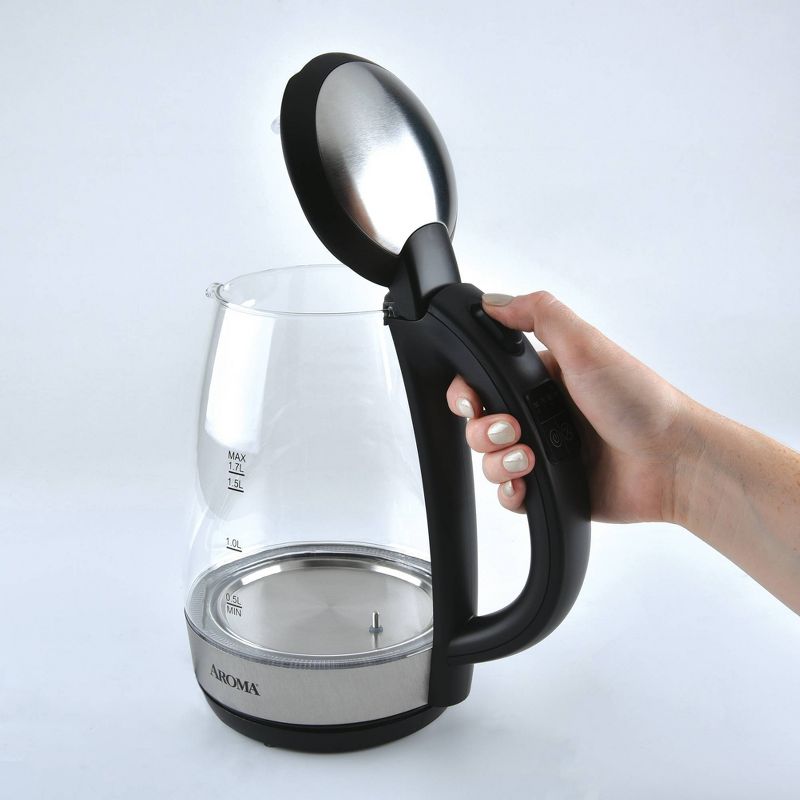 Aroma 1.7L Digital Glass Kettle