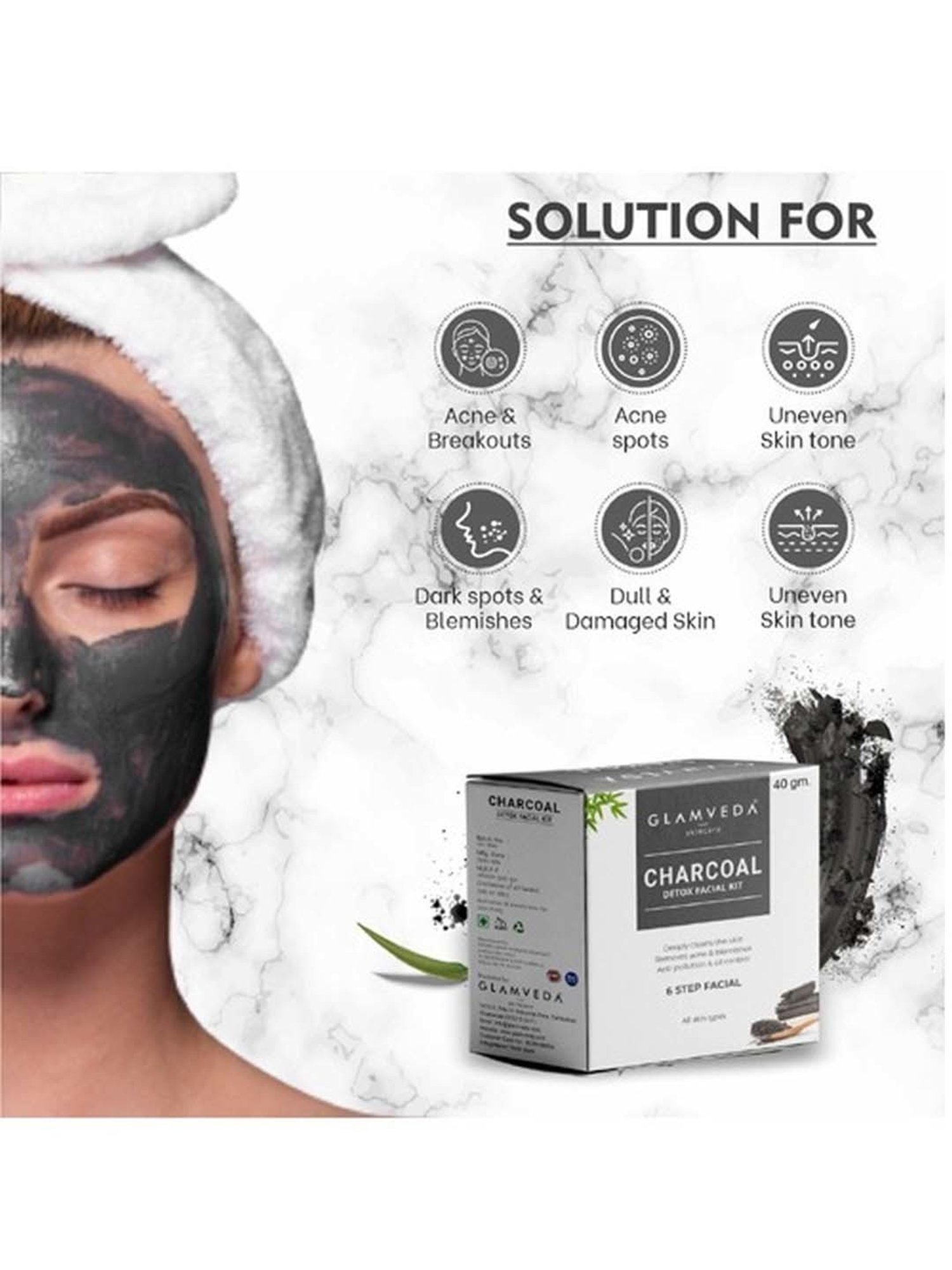 Charcoal Detox  Facial Kit
