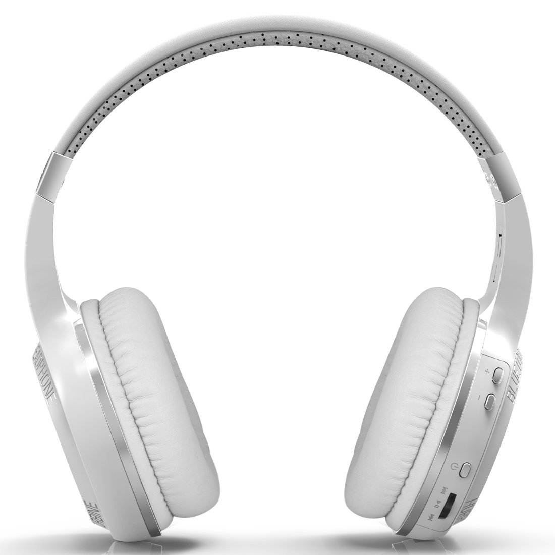 Bluedio HT Turbine Wireless Bluetooth 4.1 Stereo Headphones with Mic 57mm Ultra-large Dynamic Drivers (White)