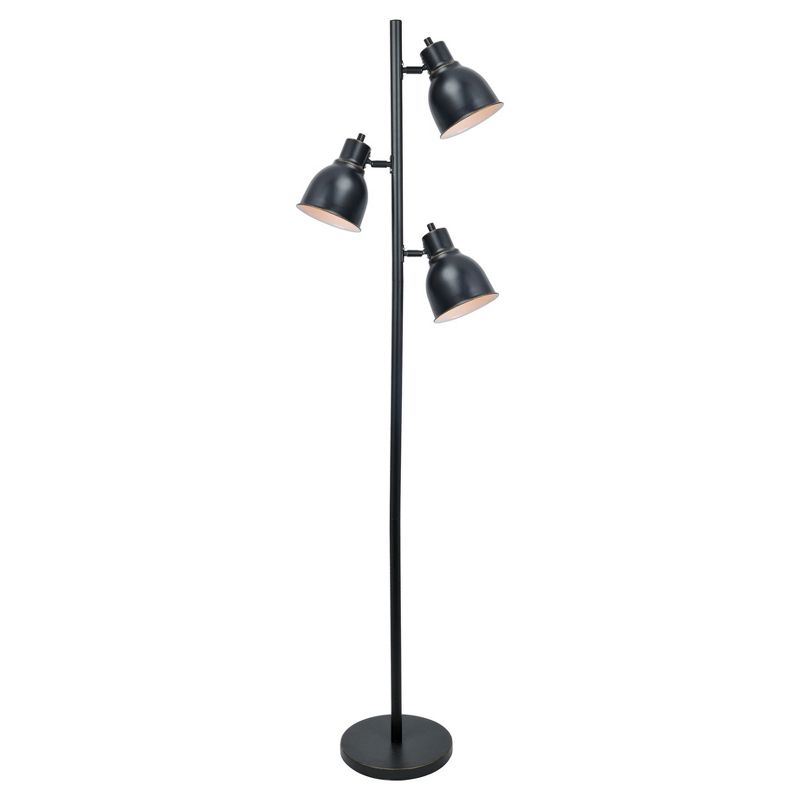 Galvin 3 Light Floor Lamp Dark Bronze  - Lite Source