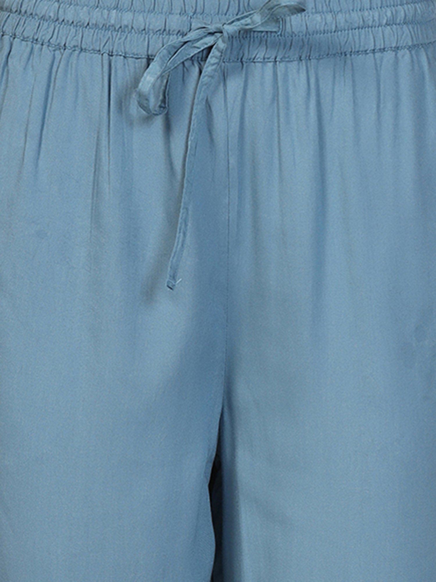 Mustard Blue Regular Fit Pants