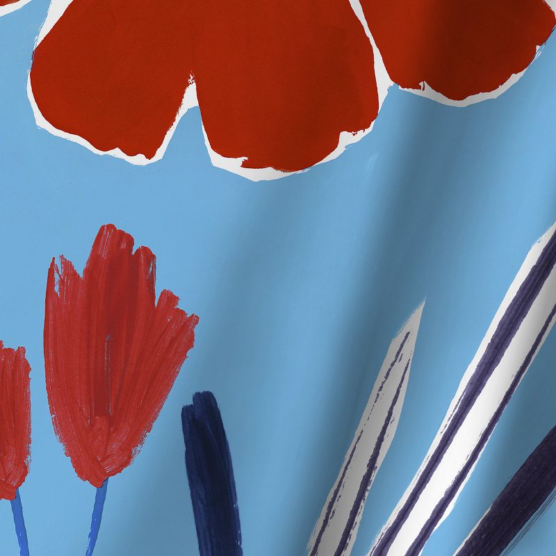 Americanflat Cheerfulness Ii by Pi Creative Art 71" x 74" Shower Curtain