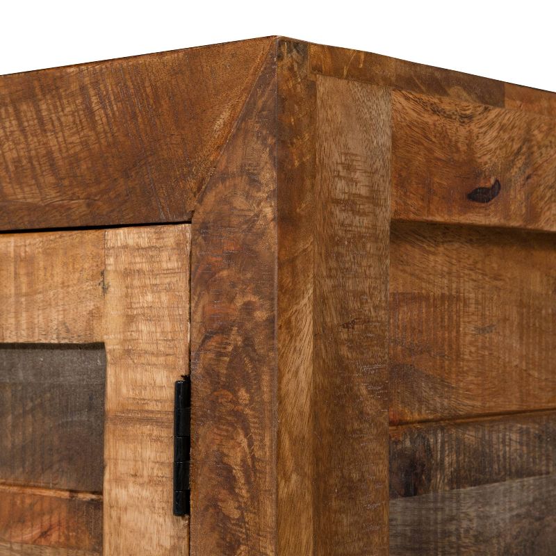 Quinto Buffet Server with 2 Cabinets Natural Rustic - HOMES: Inside + Out