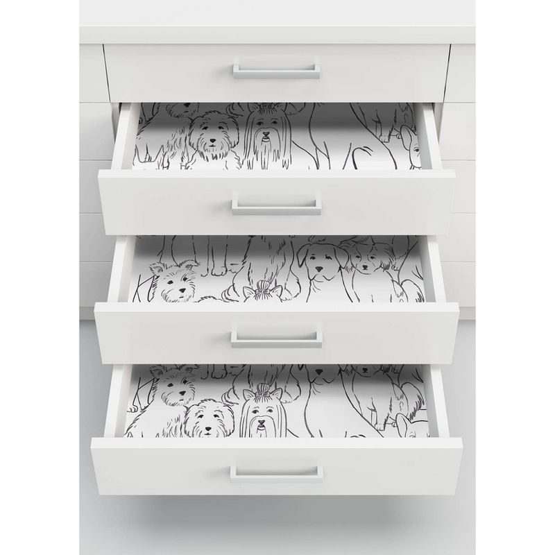 Tempaper Kids' Galaxy Self-Adhesive Removable Borders Wallpaper Out Of This World Black