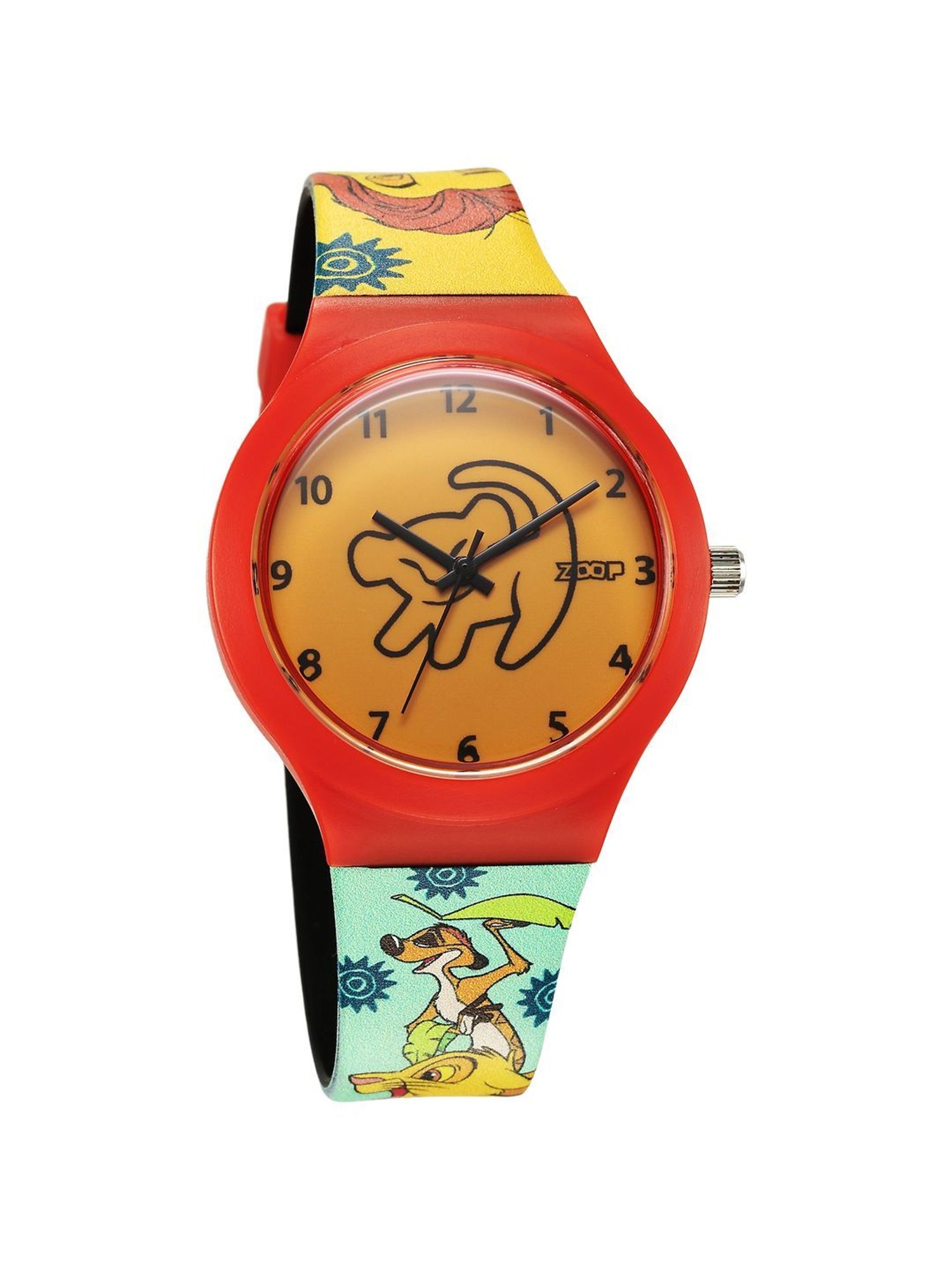 Zoop 16018PP04 Disney Kids Analog Watch with 3 Straps