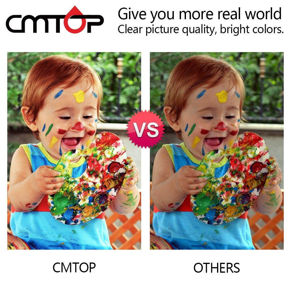 5 Packs CMTOP 932XL 933XL Ink Compatible for HP 932 933 XL 932XL 933XL Ink Cartridges, High Yield, Work with HP Officejet 6600 6700 6100 7612 7610 7110 Printers (2 Black 1 Cyan 1 Magenta 1 Yellow)