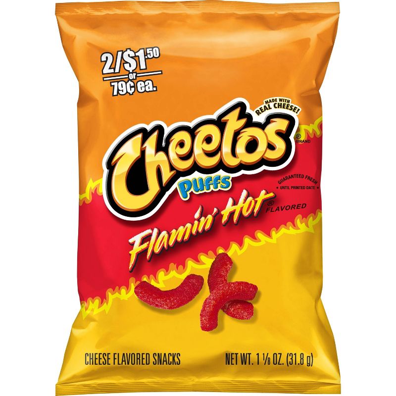 Cheetos Flamin Hot and Spicy Variety Pack - 40ct