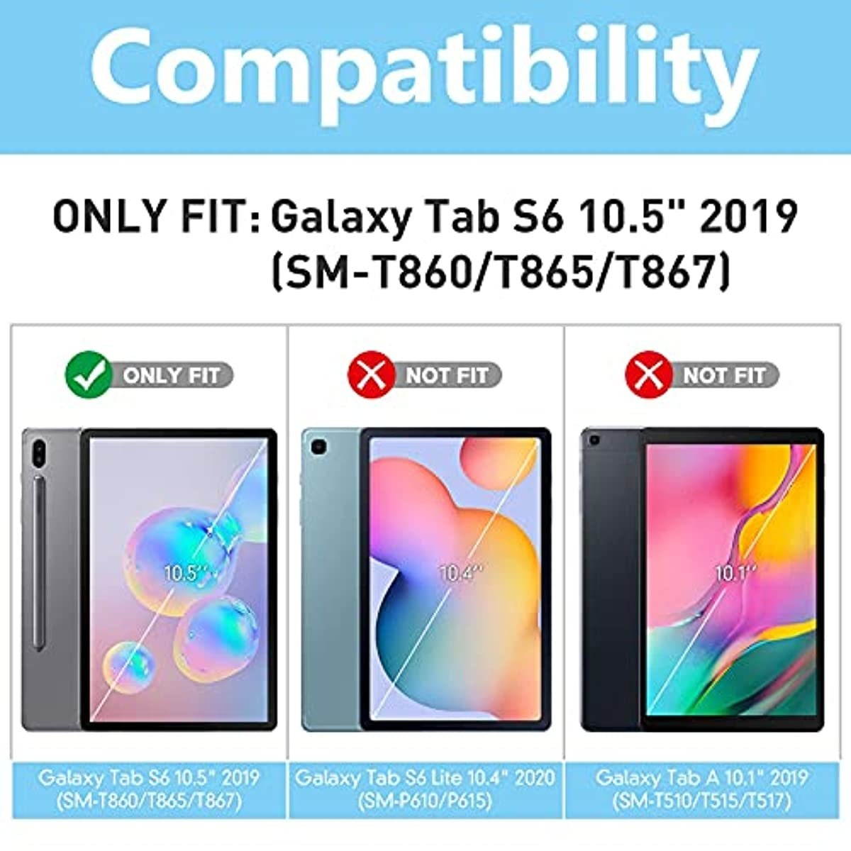 ProCase Galaxy Tab S6 10.5&rdquo; 2019 Case with S Pen Holder (Model SM-T860/T865/T867) Bundle with ProCase Galaxy Tab S6 10.5 Case 2019 with S Pen Holder (Model SM-T860/T865/T867)