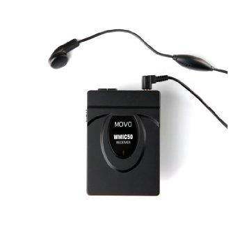 Movo 2.4GHz Wireless Lavalier Microphone System (164' Range) for Pentax K-5, K-3, K-50, K-30, 645D, 645Z, K-S1, K-S2 DSLR Cameras