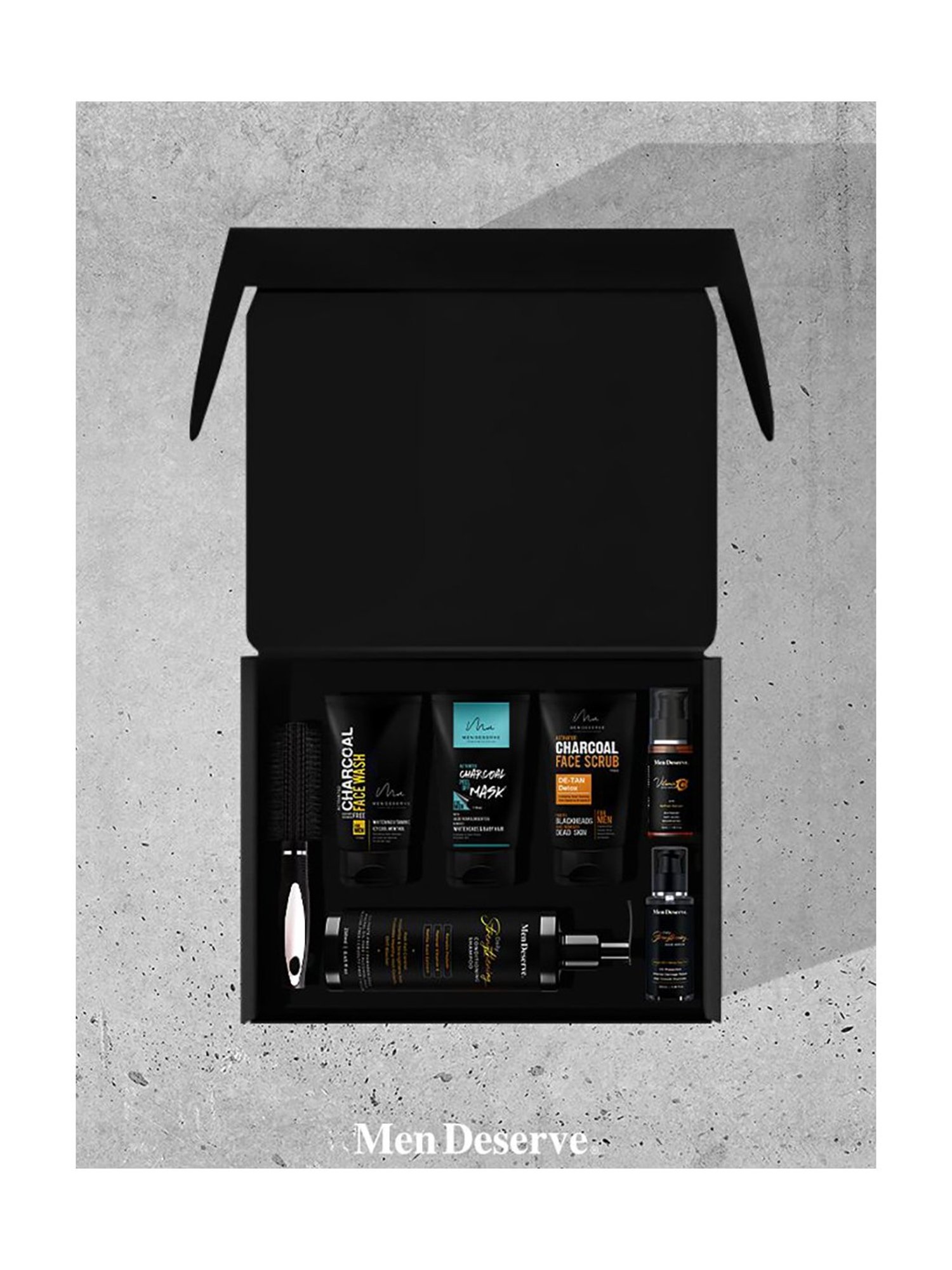 Hair Fall Control and Clear Skin Men Grooming Kit for Face and Hair Care.