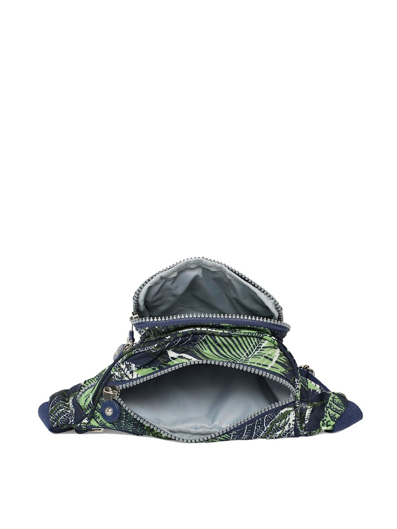 Baomi Blue & Green Printed Waist Pouch