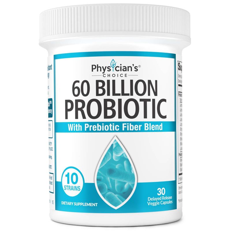 Physician's Choice 60 Billion Probiotic with Prebiotic Capsules - 30ct